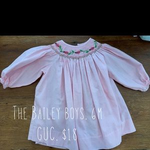 The Bailey Boys 6m Long Sleeved Smocked Dress